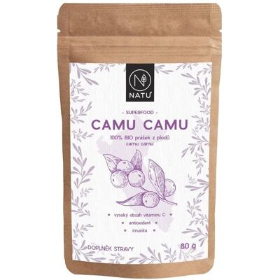 NATU Camu Camu BIO prášek 80 g NATU Camu Camu BIO prášek 80 g