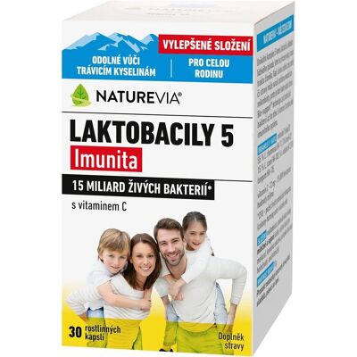 NatureVia Laktobacily 5 Imunita - Doplněk NatureVia Laktobacily 5 Imunita - Doplněk