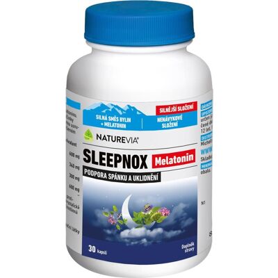 NatureVia Sleepnox Melatonin 30 kapslí NatureVia Sleepnox Melatonin 30 kapslí