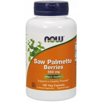 NOW Foods Saw Palmetto Bobule 550 mg - Dopňky stravy NOW Foods Saw Palmetto Bobule 550 mg - Dopňky stravy