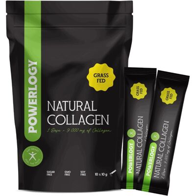 Powerlogy - Natural Collagen - Prášek - 100 g Powerlogy - Natural Collagen - Prášek - 100 g
