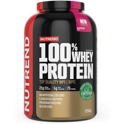 Nutrend 100% Whey Protein Malina - Proteinový prášek Nutrend 100% Whey Protein Malina - Proteinový prášek