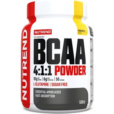 Nutrend BCAA 4:1:1 POWDER, 500 g, ananas Nutrend BCAA 4:1:1 POWDER, 500 g, ananas