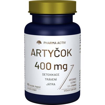 Pharma Activ Artyčok 400 mg 90 tobolek Pharma Activ Artyčok 400 mg 90 tobolek