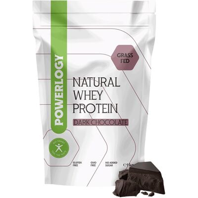 Powerlogy Natural Whey Protein Dark Chocolate 1000 g Powerlogy Natural Whey Protein Dark Chocolate 1000 g
