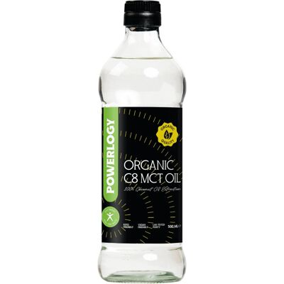 Powerlogy Organic C8 MCT Oil 500 ml Powerlogy Organic C8 MCT Oil 500 ml
