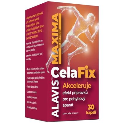 Alavis Maxima CelaFix - Rychlá Úleva pro Klouby - 30 kapslí Alavis Maxima CelaFix - Rychlá Úleva pro Klouby - 30 kapslí