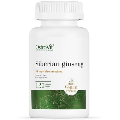 OstroVit Siberian Ginseng - 120 Tabletky - Přirozená Energie OstroVit Siberian Ginseng - 120 Tabletky - Přirozená Energie