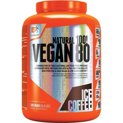 Extrifit Vegan 80 - Ledová Káva Proteinový Prášek - Veganský, Nízký TUK Extrifit Vegan 80 - Ledová Káva Proteinový Prášek - Veganský, Nízký TUK