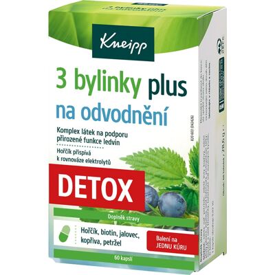 Kneipp 3 bylinky na odvodnění Plus 60 tablet Kneipp 3 bylinky na odvodnění Plus 60 tablet