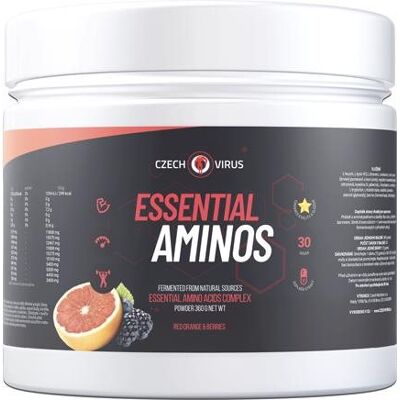 Czech Virus Esenciální Aminokyseliny - Pomaranč lesní plody 360 g Czech Virus Esenciální Aminokyseliny - Pomaranč lesní plody 360 g