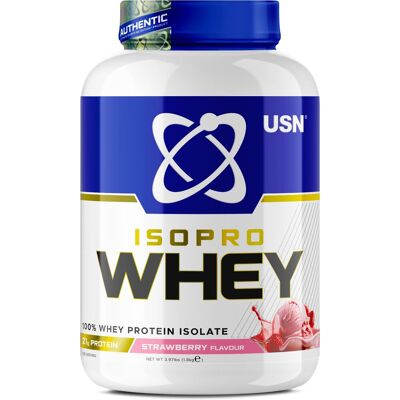USN IsoPro Whey Protein Isolate, 1800 g, jahoda USN IsoPro Whey Protein Isolate, 1800 g, jahoda