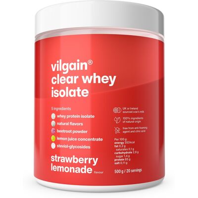 Vilgain Clear Whey Isolate 500g - Protein Powder Vilgain Clear Whey Isolate 500g - Protein Powder