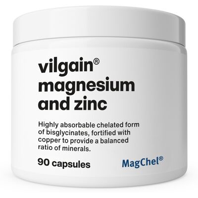 Vilgain Magnesium and Zinc 90 kapslí Vilgain Magnesium and Zinc 90 kapslí