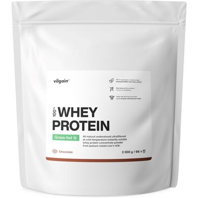 Vilgain Grass-Fed Whey Protein 2000 g Chocolate Vilgain Grass-Fed Whey Protein 2000 g Chocolate