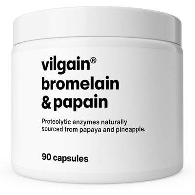 Vilgain Bromelain & Papain 90 kapslí Vilgain Bromelain & Papain 90 kapslí