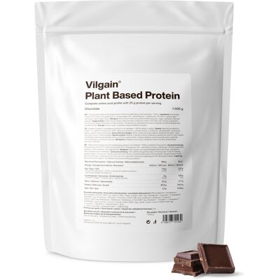 Vilgain Plant Based Protein 1 000 g Chocolate Vilgain Plant Based Protein 1 000 g Chocolate