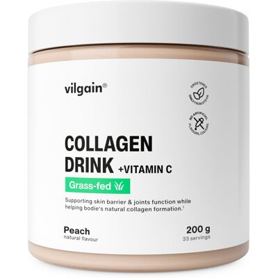 Vilgain Collagen Drink + Vitamin C broskev 200 g Vilgain Collagen Drink + Vitamin C broskev 200 g