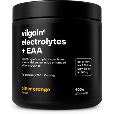 Vilgain Elektrolyty + EAA hořký pomeranč 400 g Vilgain Elektrolyty + EAA hořký pomeranč 400 g