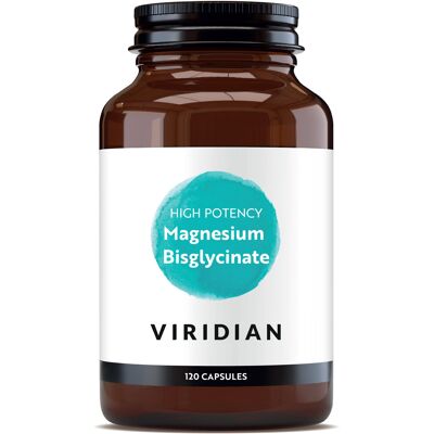 Viridian Nutrition Magnesium Bisglycinate High Potency 120 kapslí Viridian Nutrition Magnesium Bisglycinate High Potency 120 kapslí