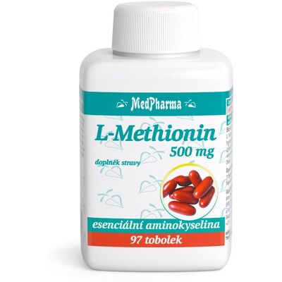 MedPharma L-Methionin 500 mg 97 kapslí - Doplňky stravy MedPharma L-Methionin 500 mg 97 kapslí - Doplňky stravy