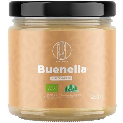 BrainMax Pure Buenella, Lískooříškový krém s bílou čokoládou, BIO, 250 g BrainMax Pure Buenella, Lískooříškový krém s bílou čokoládou, BIO, 250 g