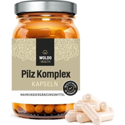 WoldoHealth Komplex vitálních hub 120 kapslí WoldoHealth Komplex vitálních hub 120 kapslí