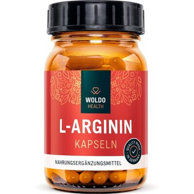 WoldoHealth L-Arginin HCL 120 kapslí WoldoHealth L-Arginin HCL 120 kapslí