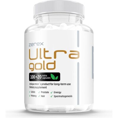 ZEREX Ultragold 120 kapslí - Potravinový doplněk ZEREX Ultragold 120 kapslí - Potravinový doplněk