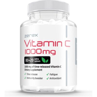 Zerex Vitamin C 1000 mg Pomalé uvolnění - Vitamíny Zerex Vitamin C 1000 mg Pomalé uvolnění - Vitamíny