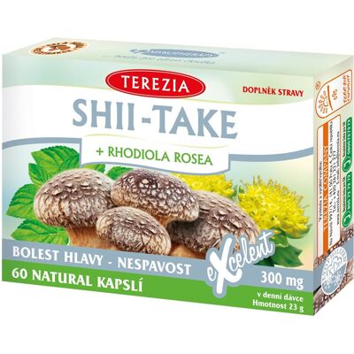 Terezia Company Shii-Take + Rhodiola rosea 60 kapslí Terezia Company Shii-Take + Rhodiola rosea 60 kapslí