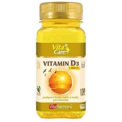 VitaHarmony Vitamin D3 1000 IU, 150 tobolek VitaHarmony Vitamin D3 1000 IU, 150 tobolek