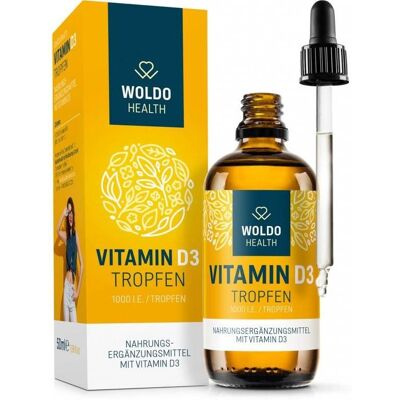 WoldoHealth Vitamín D3 1000 IU 50 ml WoldoHealth Vitamín D3 1000 IU 50 ml