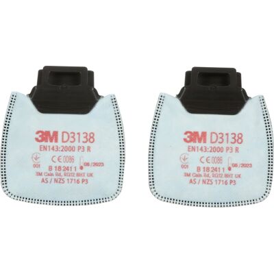 3M Secure Click D3138 Částicový filtr P3 R 3M Secure Click D3138 Částicový filtr P3 R