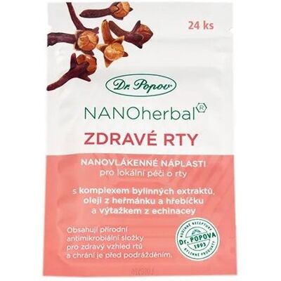 DR.POPOV Nanonáplast ZDRAVÉ RTY 24 ks DR.POPOV Nanonáplast ZDRAVÉ RTY 24 ks