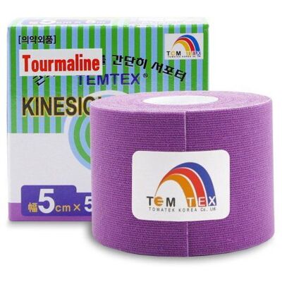 Temtex Tourmaline Elastická Páska - Podpora svalů a kloubů Temtex Tourmaline Elastická Páska - Podpora svalů a kloubů