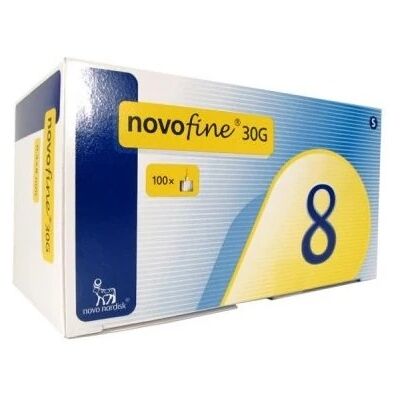 Novofine Jehly TM 100 ks 30G × 8 mm Novofine Jehly TM 100 ks 30G × 8 mm