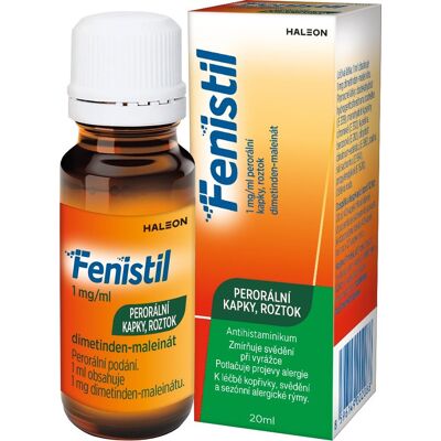 Fenistil perorální kapky 1 mg/ml 20 ml Fenistil perorální kapky 1 mg/ml 20 ml