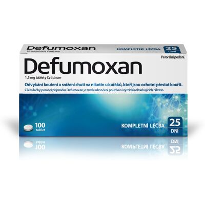 Defumoxan 1,5 mg 100 tablet - Odvykání kouření Defumoxan 1,5 mg 100 tablet - Odvykání kouření