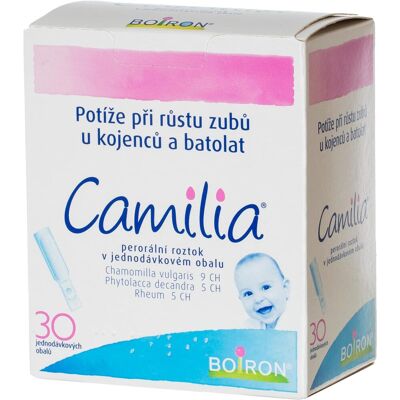 Boiron Camilia Ústní roztok - Ulevuje od příznaků růstu zoubků u kojenců Boiron Camilia Ústní roztok - Ulevuje od příznaků růstu zoubků u kojenců