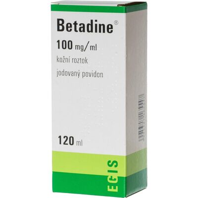 Betadine 100 mg/ml Dezinfekční roztok - Topická antiseptika Betadine 100 mg/ml Dezinfekční roztok - Topická antiseptika