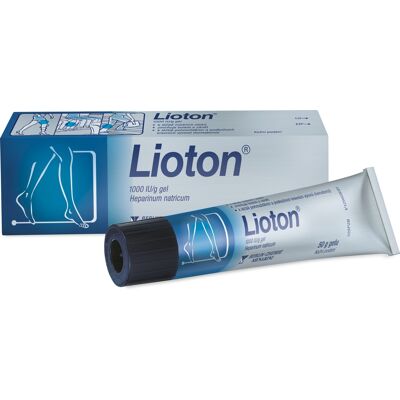 Lioton 1000IU/g Gel - Léčba křečových žil Lioton 1000IU/g Gel - Léčba křečových žil