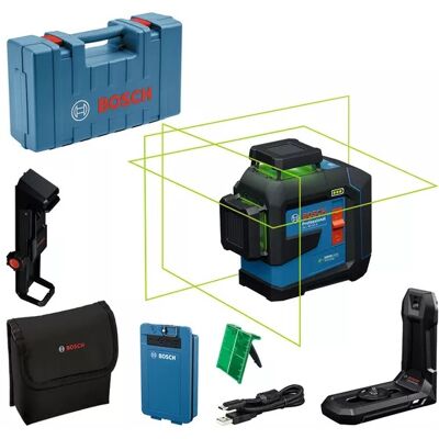 Bosch Professional Křížový laser GLL 80-33 G LB10 DK20 0.601.065.501 (1 X3 Ah) Bosch Professional Křížový laser GLL 80-33 G LB10 DK20 0.601.065.501 (1 X3 Ah)
