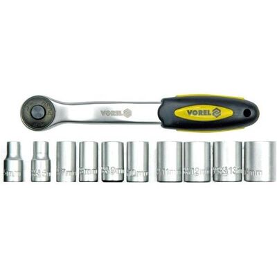 VOREL Gola sada 1/4" 11 ks TO-58600 VOREL Gola sada 1/4" 11 ks TO-58600