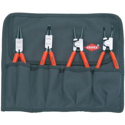 KNIPEX Sada kleští na pojistné kroužky, 4 ks 00 19 56 KNIPEX Sada kleští na pojistné kroužky, 4 ks 00 19 56
