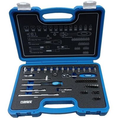 NAREX Gola sada hlavic 1/4“ 46dílů 8000990 NAREX Gola sada hlavic 1/4“ 46dílů 8000990