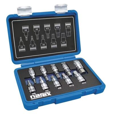 NAREX 443000957 Sada hlavic 1/2" zástrčných inbus NAREX 443000957 Sada hlavic 1/2" zástrčných inbus
