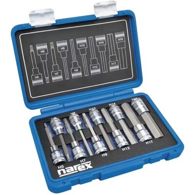 NAREX 443000958 Sada hlavic 1/2" zástrčných inbus NAREX 443000958 Sada hlavic 1/2" zástrčných inbus