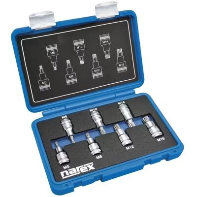 NAREX 443000959 Sada hlavic 1/2" zástrčných XZN NAREX 443000959 Sada hlavic 1/2" zástrčných XZN