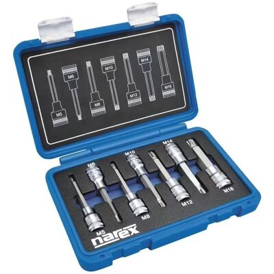NAREX 443000960 Sada hlavic 1/2" zástrčných XZN NAREX 443000960 Sada hlavic 1/2" zástrčných XZN